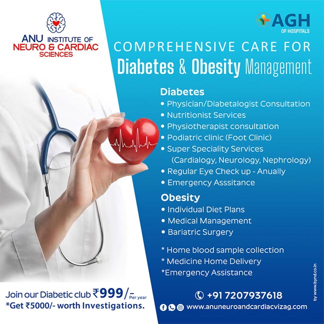 ANU Diabetic & Obesity Clinic | Best Diabetic Clinic In Gajuwaka